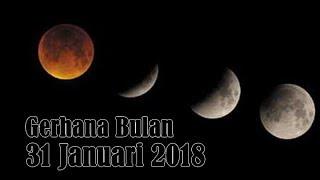 Fenomena Gerhana Bulan Superblue Blood Moon speed 2000 - Moon Eclipse 31 januari 2018