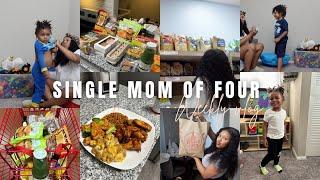 vlog:Single Mom of FOUR realistic week in our life | grocery shopping +cooking |2024￼