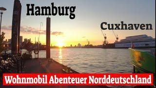 Hamburg  CuxhavenFischmarktWohnmobil Abenteuer Norddeutschland