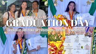 shs diaries | graduation day | with highest honors | graduation day make up | valedictory address 