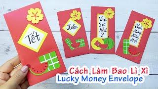 Hướng dẫn làm Bao Lì Xì Hadmade - How To Make Lucky Money Envelope – Liam Channel