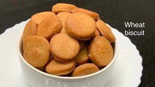 கோதுமை பிஸ்கட் இப்படி சுலபமா சுவையா செஞ்சு அசத்துங்க /wheat biscuit recipe /Homemade biscuits