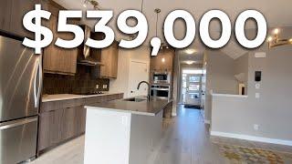 [4K] INSIDE a $539,000 Brand New Detached Home In Livingston, NW Calgary, Alberta Canada | Sean Na