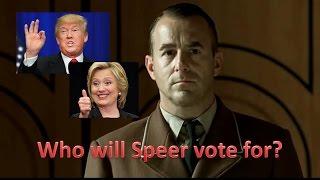 Donald Trump vs. Hillary Clinton - Who will Speer vote for?