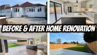 Complete Home Renovation Before & After - 18 months in 6 minutes!