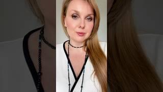 Колье с черными и бирюзовыми жемчужинами #винтажнаябижутерия #винтажныеукрашения #бижутерия #винтаж
