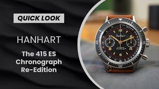 QUICK LOOK: Straight From The Archives, The Hanhart 415 ES Chronograph