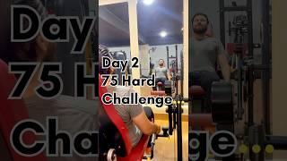 Day 2 of My Gym Journey: 75 Hard Challenge Begins! #shorts #youtube #youtubeshorts #shortvlog #GYM