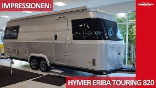 Hymer Eriba Touring 820, außergewöhnlicher Design-Wohnwagen mit Stil, ein echter Augenschmaus 