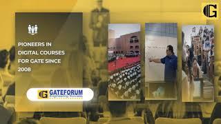 GATEFORUM - Pioneers in Digital Courses for GATE since 2008