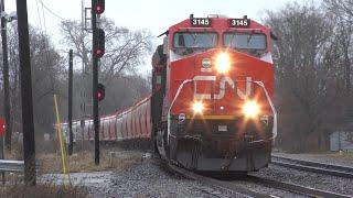 New Phone and Camcorder! Last Trains of 2024 in Terre Haute, IN