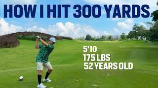 How I hit over 300 yards at 175lbs  (NO SPEED TRAINING OR GYM)