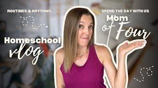 OUR HOMESCHOOL ROUTINE || HOMESCHOOL MOM DAY IN THE LIFE | Kindergarten, 6th Grade, 7th Grade ️