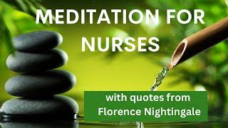 Meditation for Nurses #nurses #meditation #motivation #life