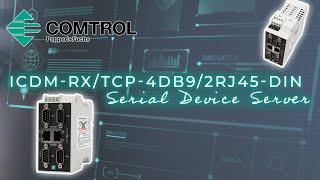 Pepperl+Fuchs Comtrol ICDM-RX/TCP-4DB9/2RJ45-DIN