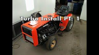 TURBO 4 Cylinder Lawn Mower Build!