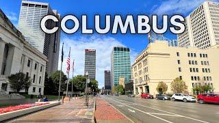 The real streets of COLUMBUS, OHIO - 4K Downtown Walking Tour