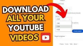 How to Download Your Youtube Videos at Once