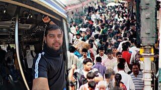 Journey in Mumbai Local Trains || Rahul baba ki masti