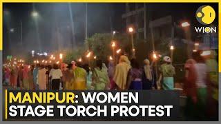 Fresh Violence in Manipur: Women protest in Imphal and adjoining areas over violence | WION