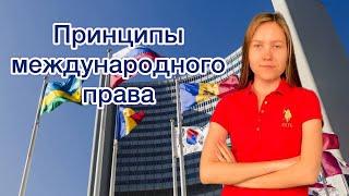 ЛЕКЦИЯ 2. ПРИНЦИПЫ МЕЖДУНАРОДНОГО ПРАВА