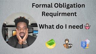 Formal Obligation Letter Requirements | Verpflichtungserklärung Requirements