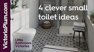 4 clever small toilet ideas | Bathroom ideas from Victoria Plum