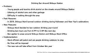 Shibuya drinking ban  6/18/24