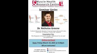 Dr. Nicholas Greene Seminar, University of Arkansas, March 19, 2021