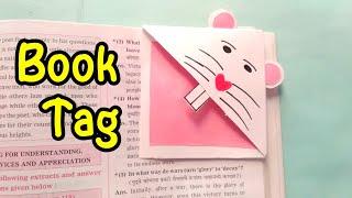 DIY book tags|How to make book tags| School Hack| Magic Of Crafts | How to make a Tag | Paperbooktag