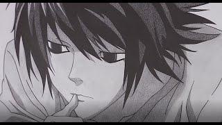 Drawing - L - Death Note