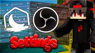 BEST Settings That YOU Have To TRY! (Lunar, Minecraft and OBS)
