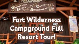 Disney’s Fort Wilderness Campground|Full Resort Tour & NEW DVC Cabins|Walt Disney World|October 2024