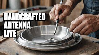  LIVE: Watch Handmade Aluminum Dish Antenna Making – Skilled Artisans at Work!