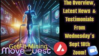 MoveQuest Wednesday Evening 9pm EST Zoom Replay | Overview, News & Testimonials!!