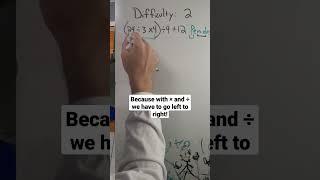 PEMDAS Practice Problem ANYone Can Do (EASY Math Problem) #math