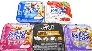 Müller Yogurt Corner Collection - Waffles, Cherry, Chocolate Balls, Cereal &  Schoko Cringels