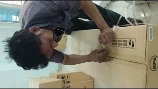 BPL AC unboxing BPL AC installation  how to install step by step  top model BPL AC