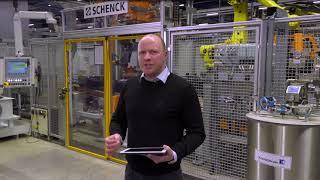 SCHENCK: Complete wheel/tire assembly line for passenger cars