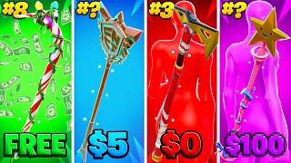 25 *CHEAP* TRYHARD Fortnite Pickaxes!