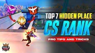 TOP 7 HIDDEN PLACE IN CS RANK  | IN TAMIL | NEXTERA MAP SECRET PLACE | CS RANK PUSH TIPS & TRICKS |