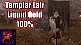 Assassin's Creed Brotherhood Templar Lair Liquid Gold 100% DLC