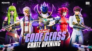 Code Geass Crate Opening | New Code Geass Crate Opening | BGMI New Code Geass Collaboration