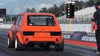 Turbo Gockel 1000+hp VW Golf 1 VR6 Turbo 4motion Public Race Days 2019 Hockenheim