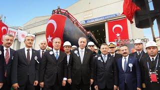 Erdogan, We Will Strengthen Our Naval Power: Piri Reis Submarine Enters Inventory