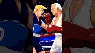 President Trump boxing with  Biden #trump #america #biden #shorts