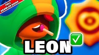 WIN WITH LEON IN BRAWL STARS - FULL BRAWLER GUIDE ᴴᴰ