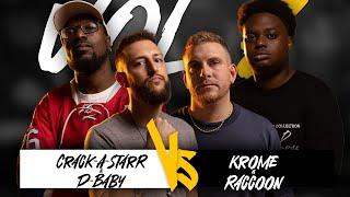 Crack-A-Starr & D-Baby vs Krome & Raccoon | VRB Vol. 7 #rapbattle