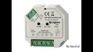 Hoe installeer je de Zigbee Hue inbouwdimmer NN (zonder nuldraad) - Home2Link