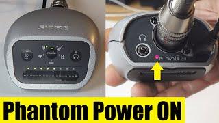 Shure MVi Phantom Power ON